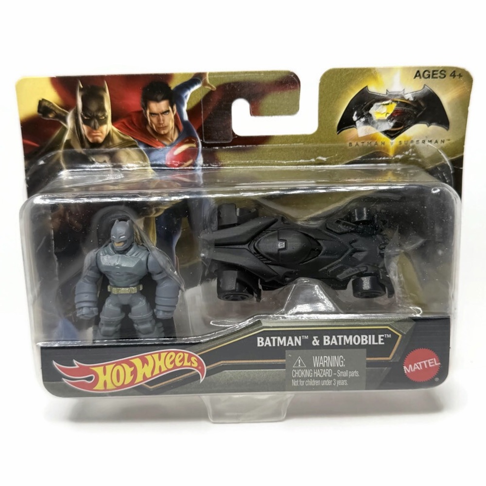 Mattel Hot Wheels Batman Action Figure with Batmobile